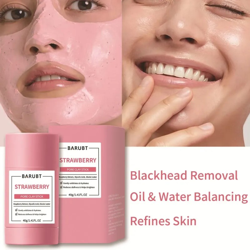 Mascarilla Fresa Piel Lisa Suave Niacinamida