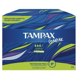 Tampax Compak Super X24 – Zapfen mit Applikator
