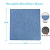 Mr Towels Reusable Microfiber Wipes, 50 Packs, Size 14 inches
