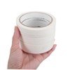TEHAUX 4 Rolls White Masking Tape High Temperature Writable Tape