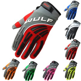 Wulfsport Child Kids Red XXS-6CM MX Motocross Gloves Dirty Bike Quad Motorcycle Motorbike Gloves