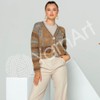 Hilo de ambiente de YarnArt – Hilo suave, multicolor, auto-rayado