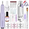 Professional Acrylic Nail Kit with Drill for Salon Extensions