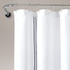 Lush Decor Hotel Collection Shower Curtain, 72" x 72", White