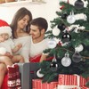 VEYLIN Christmas Mini Baubles, 49pcs 3cm Mini Christmas Tree Baubles