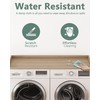 Piskyet Washer Dryer Countertop,Laundry Countertop with Edge Rails,27.5" Depth x