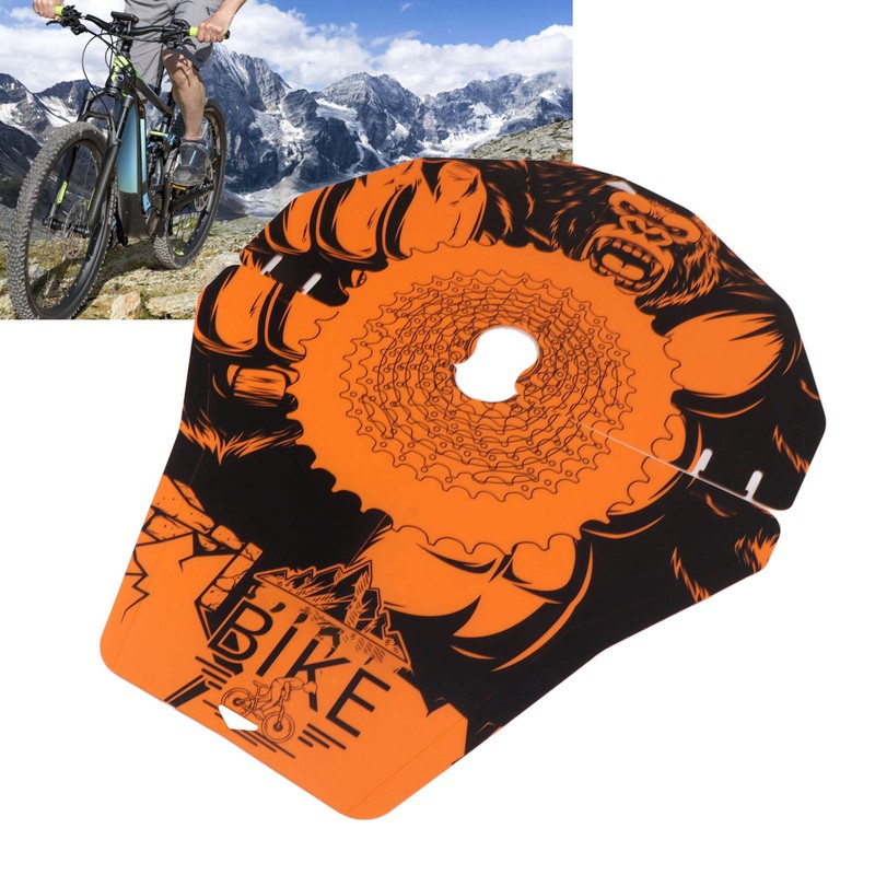 2Pcs Bicycle Wash Cover PP Oil Stain Prevention Wear Resistance