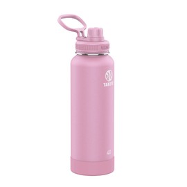 Takeya Actives Botella de agua de acero inoxidable aislada al aspiradora de 32 onzas con tapa de boquilla, calidad premium, lavanda rosa