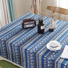 Hemasa Bohemian Style Blue Colour Tablecloth Dinner Picnic Table Cloth(140