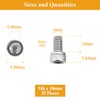 35 Pieces M6 x 10mm Socket Head Cap Screws, Thread