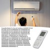 Replacement Remote Control for Gree Air Conditioner 4LIV09HP115V1AH 4LIV12HP115V1AH 3VIR09HP230V1A,