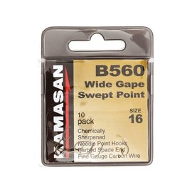 Kamasan B560 Wide Gape Swept Point hooks