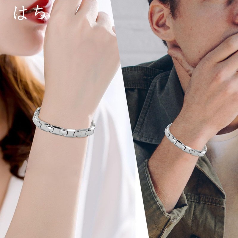 [He] 12 Tablets, 99.99% Purity, Germanium Bracelet, Men's, Anti-Static Bracelet,