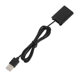 Dummy Battery for ZV 1, DSC RX1, RX1R, RX100 II III IV V VI VII, M2 M3 M4 M5 M6, B M7, HX50 90 300, WX300 350 500 Digital Cameras, Continuous Power Supply,USB Interface