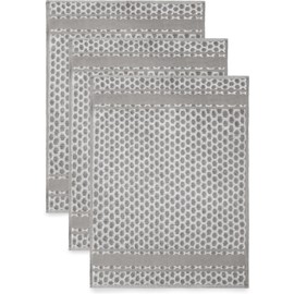 normani Tea Towels 100% Absorbent Cotton 3.6 or 12 Tea Towels Terry Cloth Tea Towel 50 x 70 cm Colour 3 x Grey