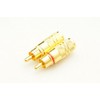 MOGAMI 7553 RCA Pair Plug (1 Red White Each)