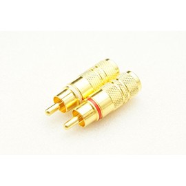 MOGAMI 7553 RCA Pair Plug (1 Red White Each)
