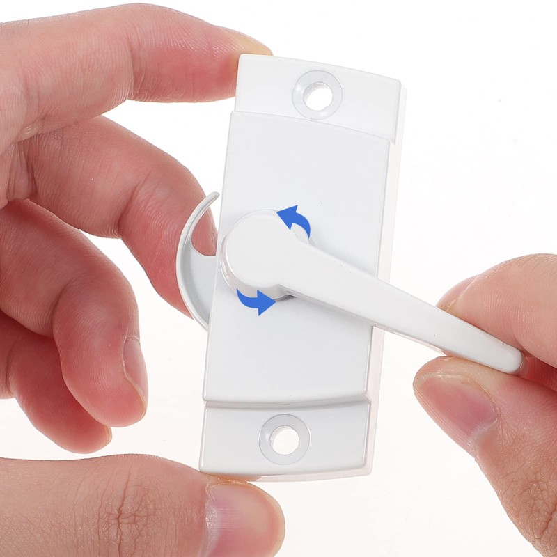 Angoily 4Pcs Sliding Window Sash Locks Window Latches Replacement Sliding