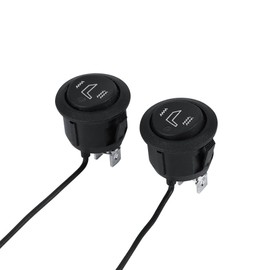 Seat Switch,2X Car Seat Heater Switch Universal 3 Pin Round Heated Rocker Hi Low Off Control