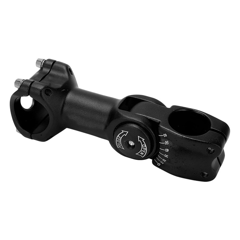 LeBycle Bike Stem 31.8x110mm 60 Degree Adjustable Mountain Bike Handlebar