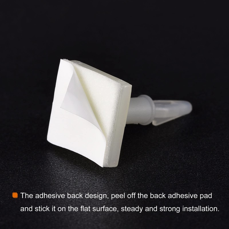 MECCANIXITY Sticky PCB Spacer Adhesive Standoffs Plastic Column 12.6mm Support