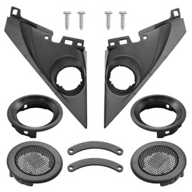ZUDKSUY 1 Pair Tweeter Triangle Cover Panel Trim Frames, Replacement for Honda Civic 2016 2017 2018 2019 (Front Left and Right)