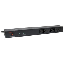 CyberPower RKBS15S6F12R 15A 18-Outlet 1U RM Rackbar Surge Suppressor