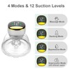 2 Pack Wearable Breast Pump Portable Hands Free Electric Breast