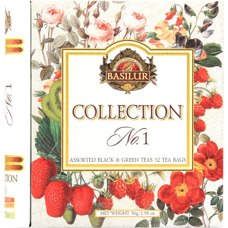BASILUR Tea Collection No. 1, 4 Types x 8 Bags