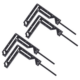 UNICRAFTALE about 2 Sets Black Book Cover Guide 20cm Long Bookbinding Ruler Acrylic Bookbinding Scrapbook Tool DIY Bookbinding Cover Tool for Making Book Cover Journal Planner Album Calender Covers