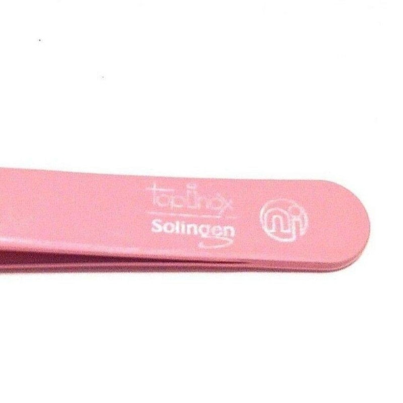 Niegeloh Solingen Topinox Slant Tweezers Pink - Highest Precision Tips