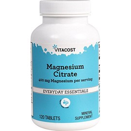 Vitacost Magnesium Citrate - 400 mg per Serving - 120 Tablets