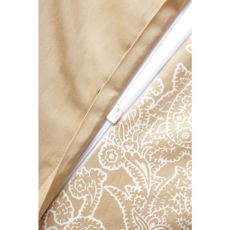 Bassetti Bettwaesche Maco Satin Michelle, 100% Cotton, beige-gold, Kissen 40x40