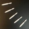 FULIBAO 0.5mm Extra Fine White Fiber Replaceable Marker Tips, 5