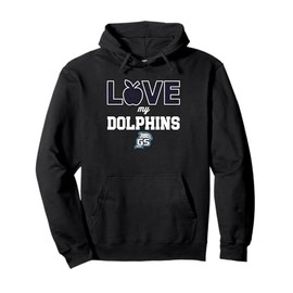 Gulf Shores Dolphins Logo Love My Team HS Pullover Hoodie