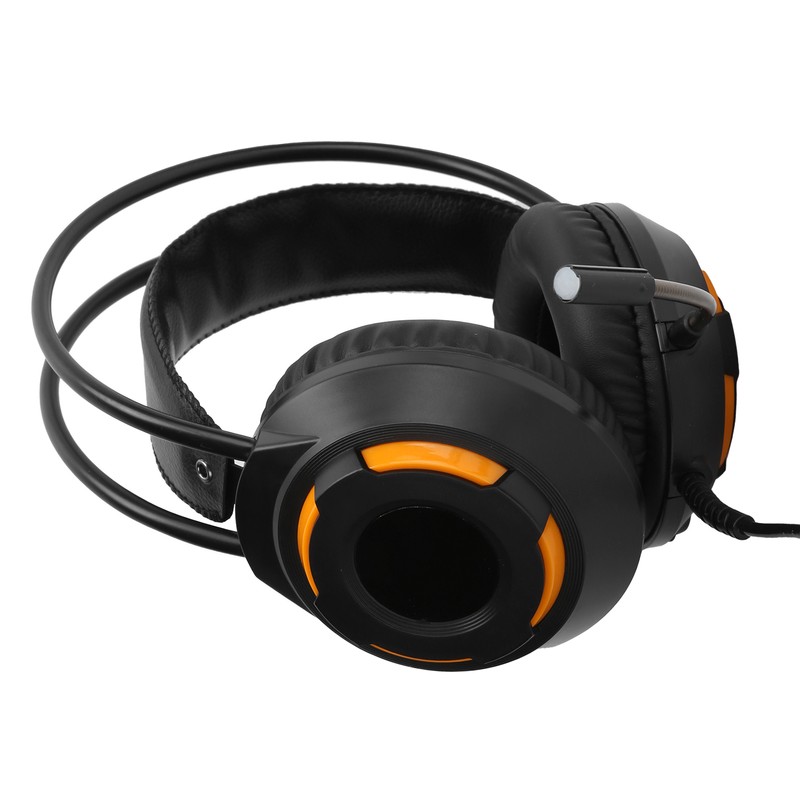 AJAZZ Wired Headset Over Ear Noise Canceling Gaming Headphones with