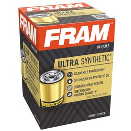 FRAM Ultra Synthetic XG9100 20K Mile Change Automotive Replacement Engine Oil Filter for Synthetic Oil Changes, Premium Vehicle Engine Protection Oil Filter for Select Vehicle Model Years