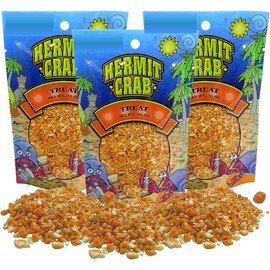 Hermit Crab Supplies Bulk All Natural Treats, Habitat Necessities for Pet Crabs, Keep Your Pets Healthy, 0.75 Ounces, Pack of 3
