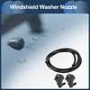 INFINAUTO Windshield Washer Nozzle Front Windshield Spray Nozzles Wiper Spray