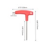 Pastlla 3 Pcs 6mm T-Handle Hex Key Wrench, 45# Steel