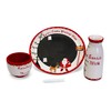 Child to Cherish Santa's Message Plate Set, Santa Cookie Plate,
