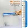 Pet comb for easy mat removal - silky smooth rotating