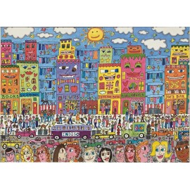 James Rizzi's "Be a Good Sport" CUSTOM FRAMED Pop Art New