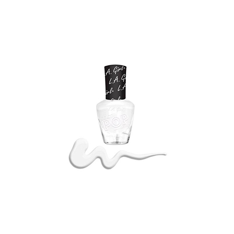 L.A. Girl ColorPop Nail Polish (White On #808)