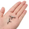 PATIKIL 3 Way Swivel 1.1x0.6 Inch, 30 Pack Cross Line