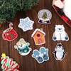 8pcs Winter Themed Iron On Patches, Cute Winter Iron On
