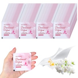 200 Pcs Deodorant Wipes Individually Wrapped Mini Deodorant Travel Size Wet Armpit Wipes Travel Deodorants Bulk for Women Men Homeless Personal Cleansing Wipe Butt Hands Face Underarm Sports(Rose)