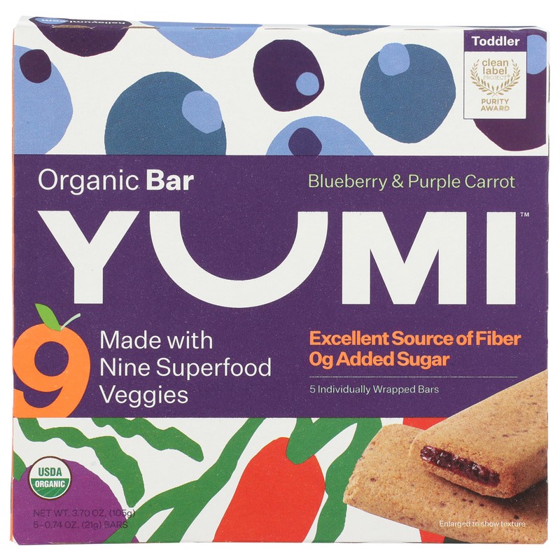 Yumi Bar Bluberry Purple Carrot 3.7 OZ