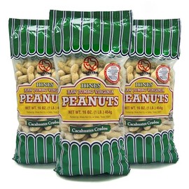 HINES Raw Jumbo Virginia Peanuts, 1 Pound (Pack of 3)