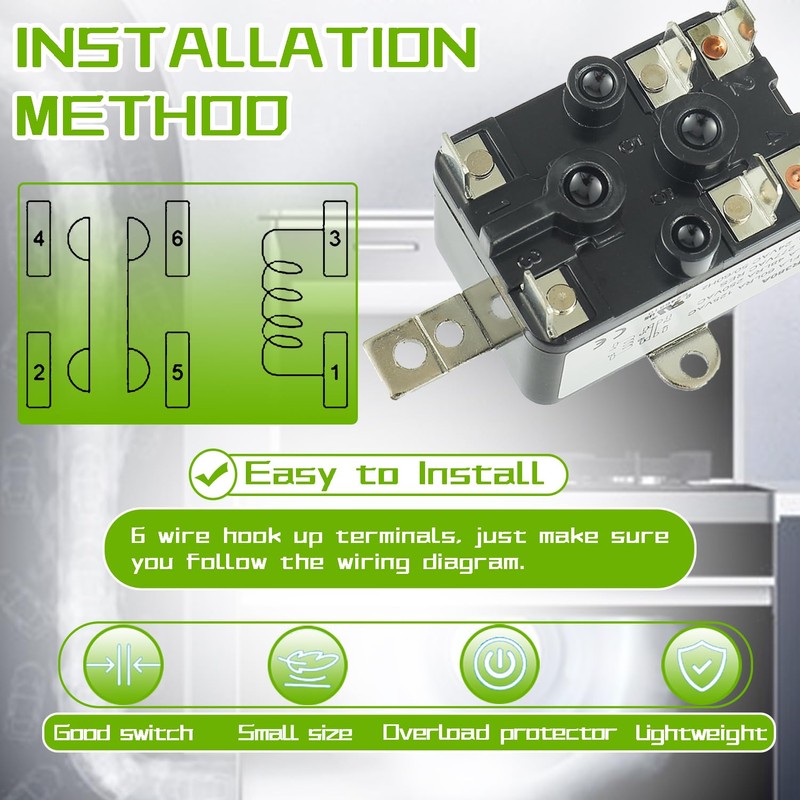 HUAREW 24V Fan Relay 90-380 AC Fan Relay AC Switch
